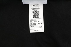 Diesel T-Just-LS-E4 Men’s M Black Long Sleeve Round Neck Shirt MSRP 80