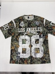 ROMWE T-Shirt Street Life Men’s M 88 Number Branches Short Sleeve Jersey Camo