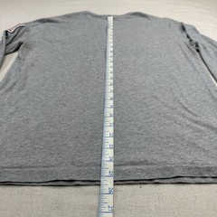Polo Ralph Lauren Long Sleeve Gray Shirt Men’s M Embroidered American Flag Patch