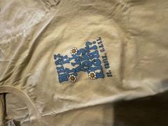 Southern Spirit Men’s L Beige St. Croix USVI Graphic Tee Cotton Knit Crew Neck