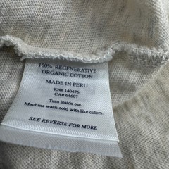 Faherty Sunwashed Organic Cotton T-Shirt Mens XL Oatmeal Heather Short Sleeve