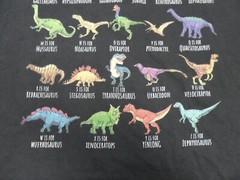 Large My Dinosaur Alphabet Shirt