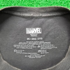 Marvel Infinity War Thanos Graphic Tshirt Mens 2X Black Short Sleeve Gauntlet