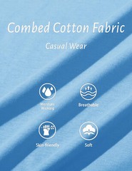 Men’s Cotton Casual Shirt Long Sleeve Chest Pocket Shirt Hiking Work Travel Tops