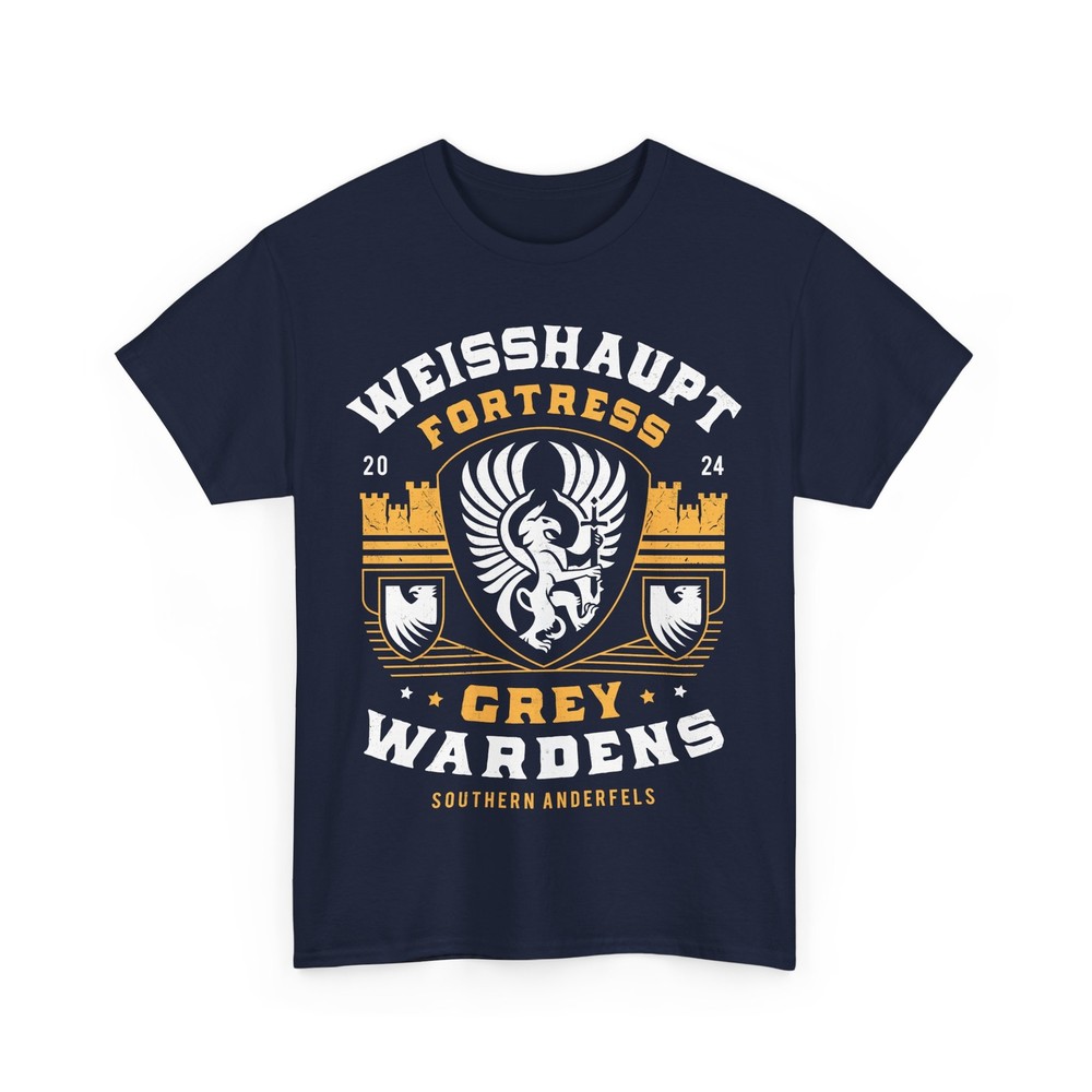 Grey Wardens Fortress Crest Unisex T-Shirt. Dragon Age The Veilguard Video Game.