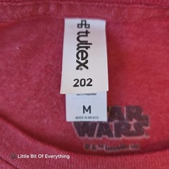 Star Wars/Lucasfilm Two (2) “Medium” T-Shirts – (Darth Vader & Ship Schematics)