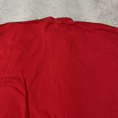 Vintage Russell Athletic Mock Neck Shirt Mens 2XL XXL Red Pro Cotton Blank NEW