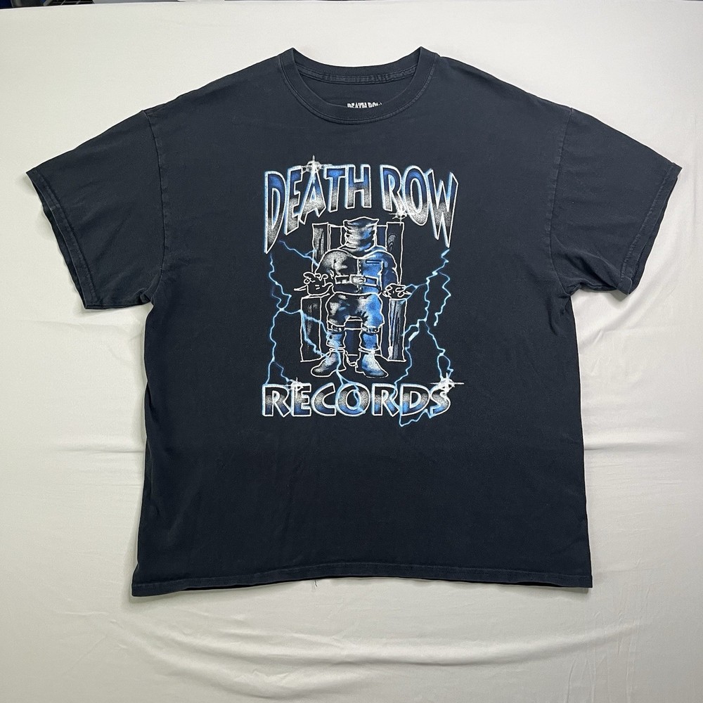 Ripple Junction Death Row Records T Shirt XL Black Hip Hop Snoop Dre 90s Retro