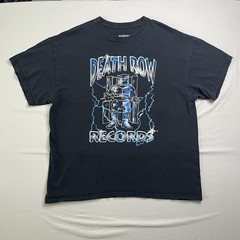 Ripple Junction Death Row Records T Shirt XL Black Hip Hop Snoop Dre 90s Retro