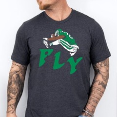 FLY SAQUON | Philadelphia 2025 Football themed Soft Ring Spun Cotton T-Shirt