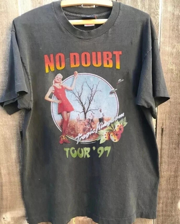 No Doubt Shirt, No Doubt Band Tour 97 Charcoal Color T-shirt Unisex S-5XL PA924