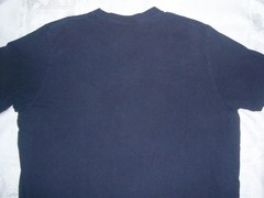 Abercrombie & Fitch Mens Muscle Fit T-Shirt Navy Yellow Logo LARGE Moose sz XXL