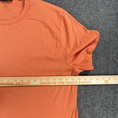 Vince Shirt Mens XL Orange Cotton Crewneck Basic Tee Made In USA Soft Jersey