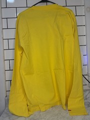 AWGE Industries ASAP Rocky Testing Yellow Cotton Long Sleeve T-Shirt M