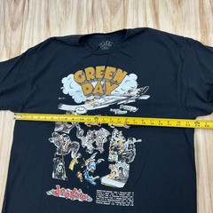Green Day Dookie Band T-Shirt Size XL Black Music Punk 90’s