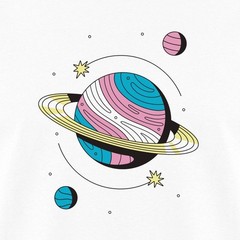 Transgender Planet Trans Pride Nonbinary Men’s T-Shirt