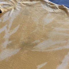 VTG 2000s Aeropostale Blank T Shirt Mens XL Yellow Acid Wash Short Sleeve Y2k