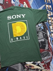 Vintage Sony D-WAVE Shirt Logo Men’s Large SONY Wireless Telecommunications