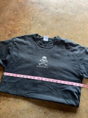 vintage Faded Pirates skull Charleston,sc Band tee