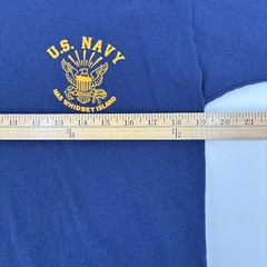 Vintage US Navy Soffe Shirt Men Medium Blue NAS Whidbey Island 90s