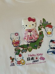 SANRIO HELLO KITTY VINTAGE WHITE TEE TOKOYO JAPAN 2004 NEW PAT.3038514&P
