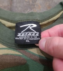 Vintage 90s Rothco XL “I Was Issued” Army Woodland Pink Camo T Shirt