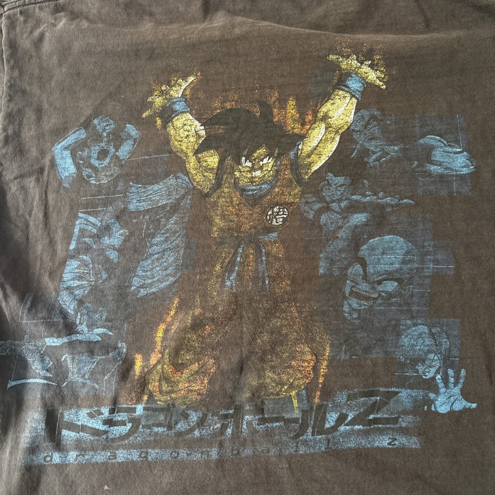 Vintage 1998 Dragon ball Z Promo GOKU Distressed Faded Rare Cool Read See Pics