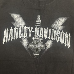 Harley Davidson Engine Skull & Crossbones Tank Top Grunge Size L Fredrick, CO