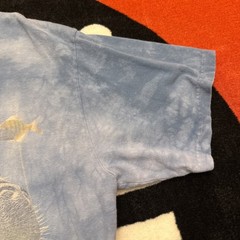 Men’s Large The Mountain Vintage Aquatic Sea Whale Faded Graphic T Shirt Tie Dye