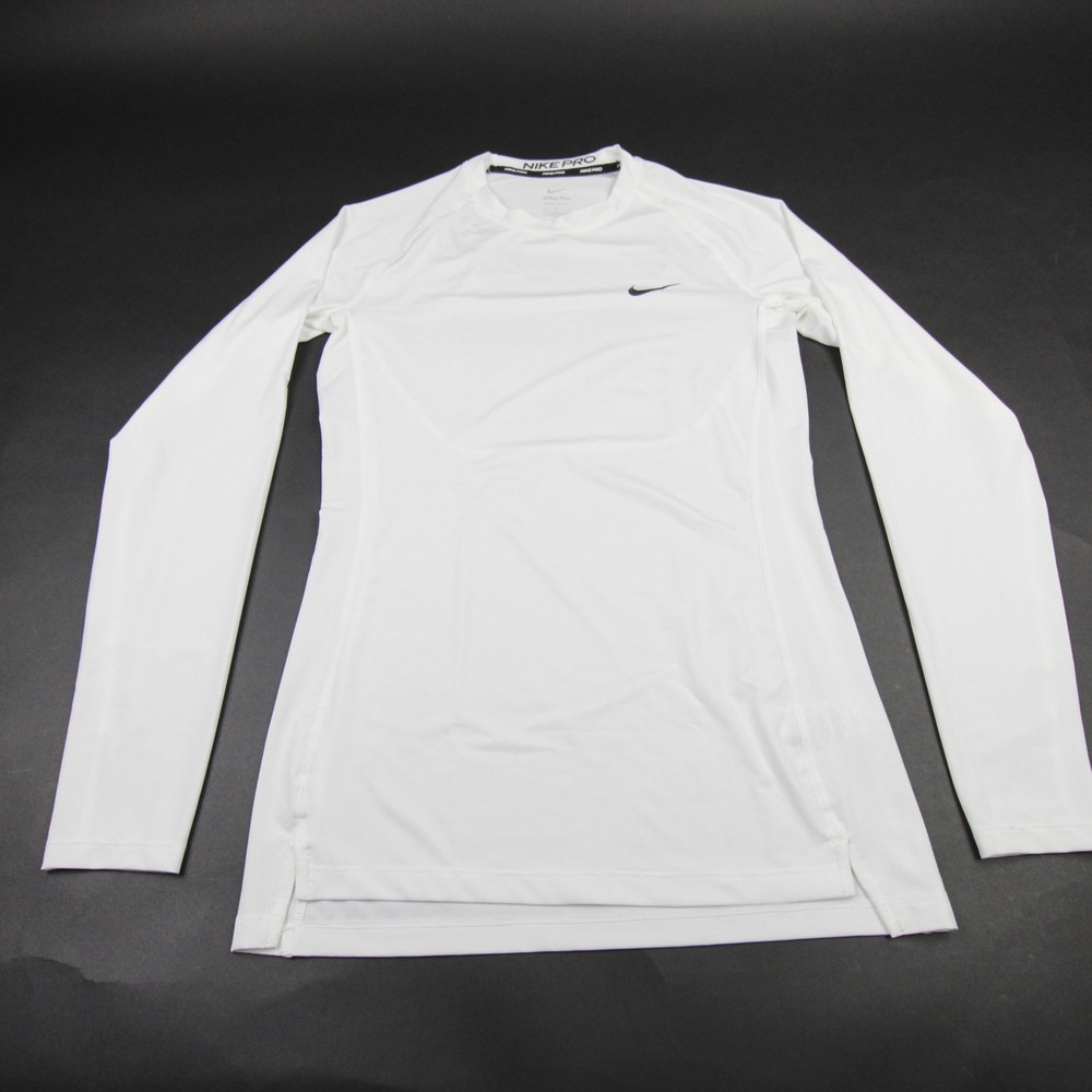 Nike Pro Dri-Fit Long Sleeve Shirt Men’s White Used L