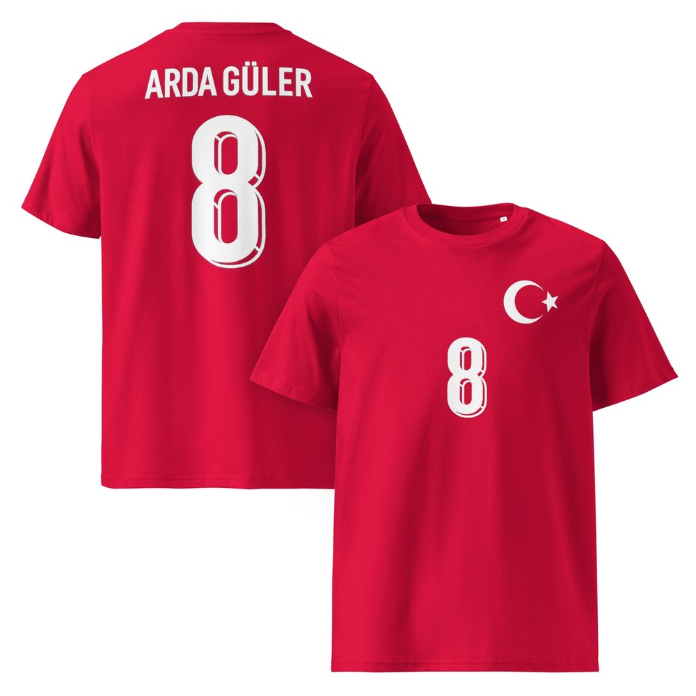 Turkey National Soccer Team Arda Guler T-Shirt Turkiye Milli Takim Forma tarzi