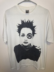 Basketcase Gallery Punk Goth Portrait Tee M Y2K Alternative Made USA