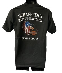 Harley Davidson Men’s Ruff Rider Short Sleeve T-Shirt Black 402946350