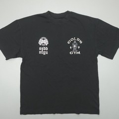 Darc Sport Gold’s Gym On Fire Wolves Premium Tee Men’s Size M Black LCTT001