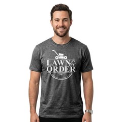 Lawn & Order T-Shirt | Funny Lawn Mowing Shirt | Gardening & Landscaping Gift