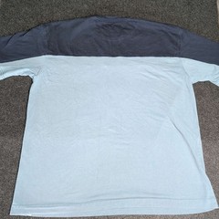 Extreme Gear T-Shirt Mens XL Blue Navy Colorblock Stripe Short Sleeve Cotton
