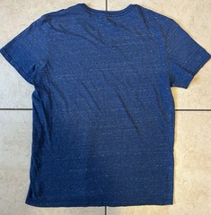 Goodfellow & Co Men’s Blue Marled V-Neck T-Shirt Medium Short Sleeve Tee