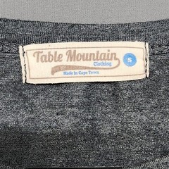 Table Mountain Capetown “Wonder of Nature” T-Shirt Charcoal Heather Gray Small
