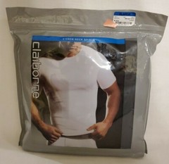Vintage Liz Claiborne Men’s Black Cotton T-Shirts Shirt XL Crew Neck NEW NIP NOS