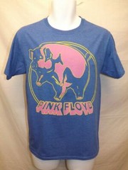 New Pink Floyd w/Pig Mens Sizes S-M-L-XL Blue Shirt
