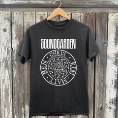 Soundgarden Logo Unisex Black Cotton T-Shirt