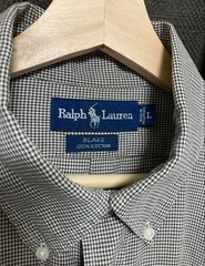 Ralph Lauren BLAKE Houndstooth Long Sleeve BD Shirt XXL For 14Y+ Japan