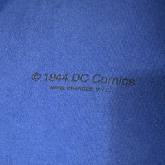 Vintage Superman Shirt Men’s XL Blue 1997 DC Comics Changes USA Logo Graphic 90s