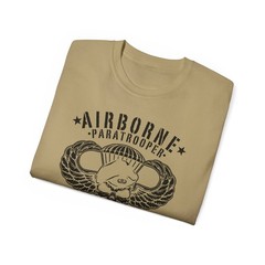 Army Special Forces Ranger T-Shirt Airborne Paratrooper Combat Veteran Military
