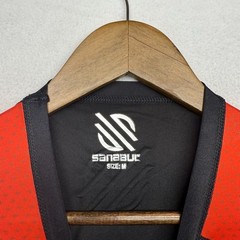 Sanabul Rash Guard Shirt Men’s Medium Black Red Compression Jiu Jitsu MMA Fight