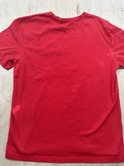 Eternity BC/AD Mens Red Shark Mouth Crew Neck Pullover T Shirt Size XL