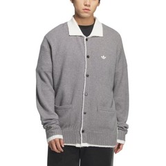 Adidas Originals REFINED LUXE Sweaters Men’s Gray/White Lapel Moderate KS2907