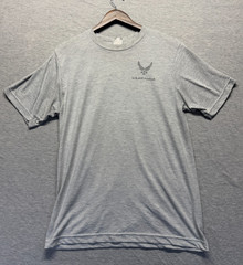 U.S. Air Force T Shirt Mens Medium Heather Gray Logo Short Sleeve Casual