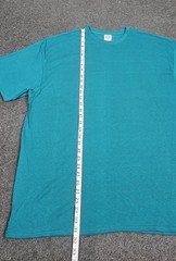 Men’s Crew Neck T Shirts 2XL Delta Pro Weight Teal Blue Cotton 5 Pk Short Sleeve