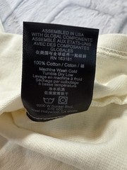 Rhude Roadway Racing Vintage White S/S T-Shirt Oversized Medium *New with Tags*